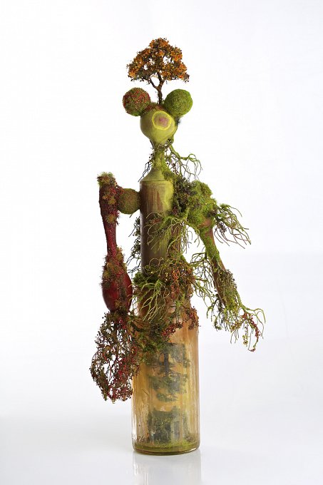Bloom, Resume, Assume, Costume,mixed media assemblage